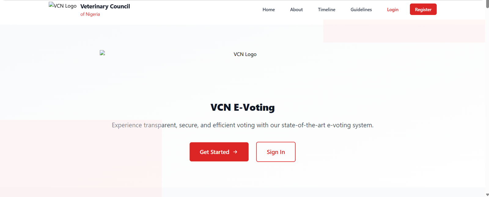 VCN E-Voting System