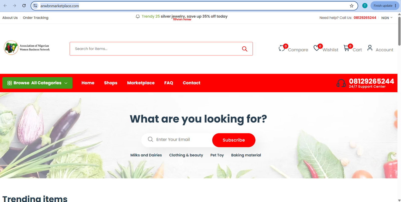 ANWBN Marketplace — Multi-Vendor E-Commerce Platform for Women Entrepreneurs